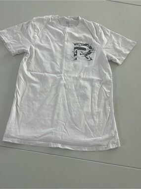 FKN Rich Men's White Graphic Pocket Tee - small